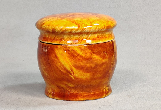 Handmade Wooden Pot / Maple Burl Wood